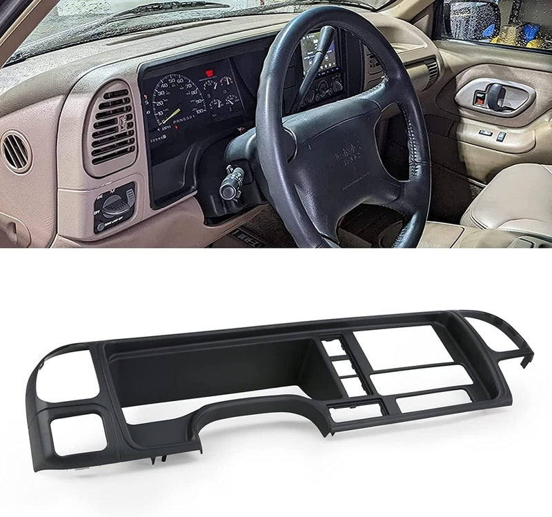 PACEWALKER Car Radio Stereo Dash Panel Kit DP-3003 Double Din Compatible with 1995-2002 for GM SUV/Truck Black - Image 2